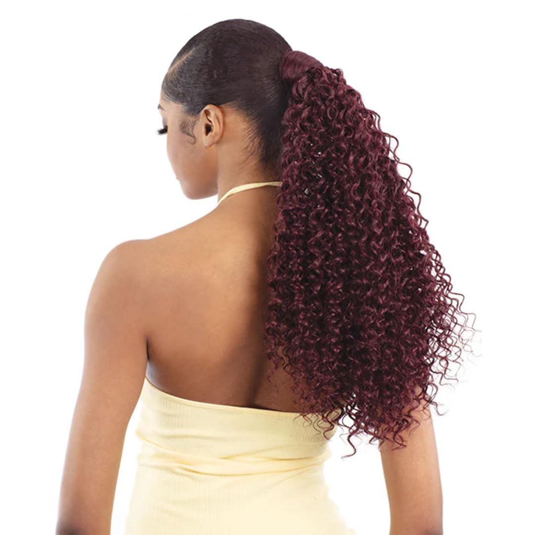 Shake N Go Organique Pony Pro Secret Pocket Ponytail - Water Curl 18" (Color : 530)