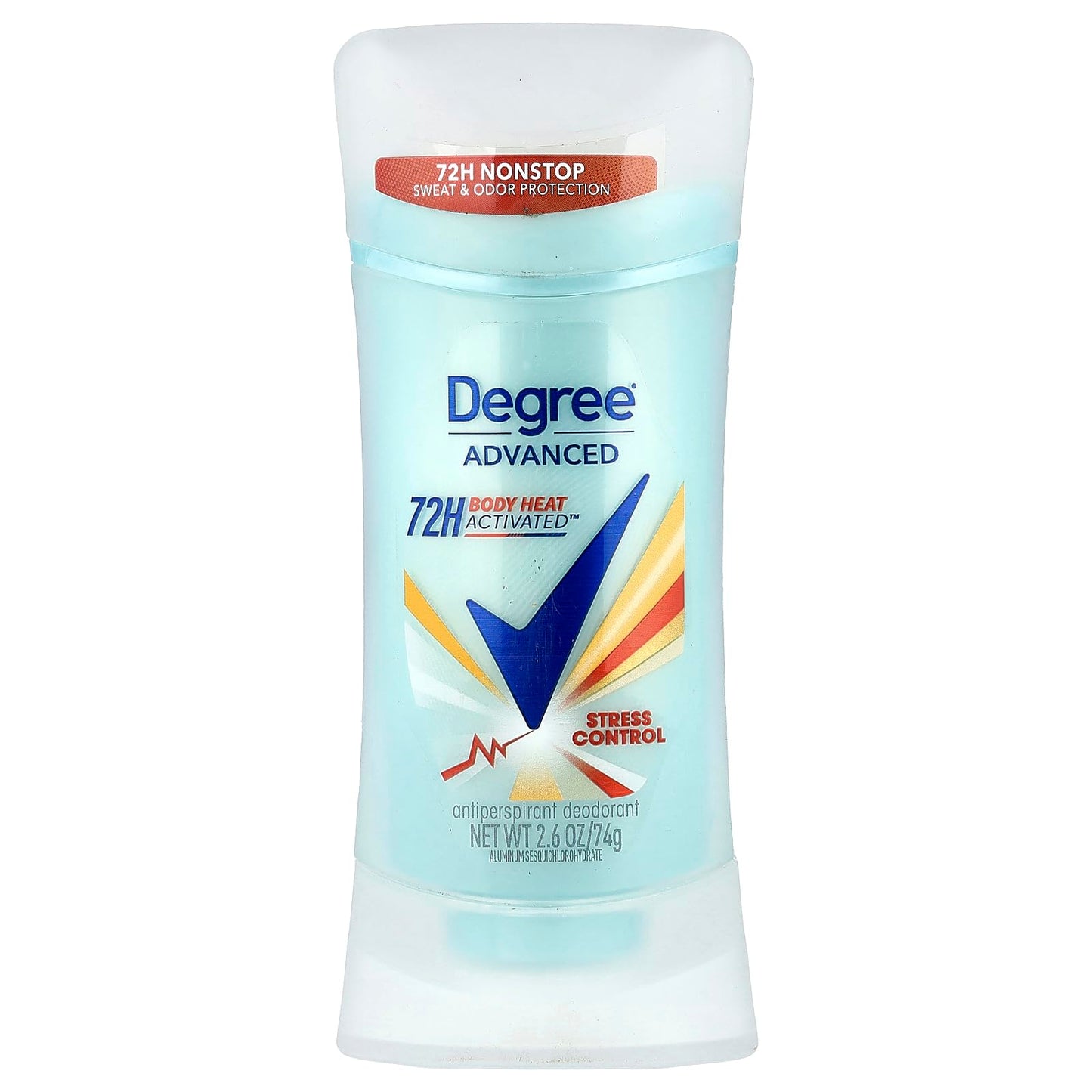 Degree Advanced, 72H Body Heat Activated™, Antiperspirant Deodorant, Stress Control, 2.6 oz (74 g) Beauty and Personal Care Degree