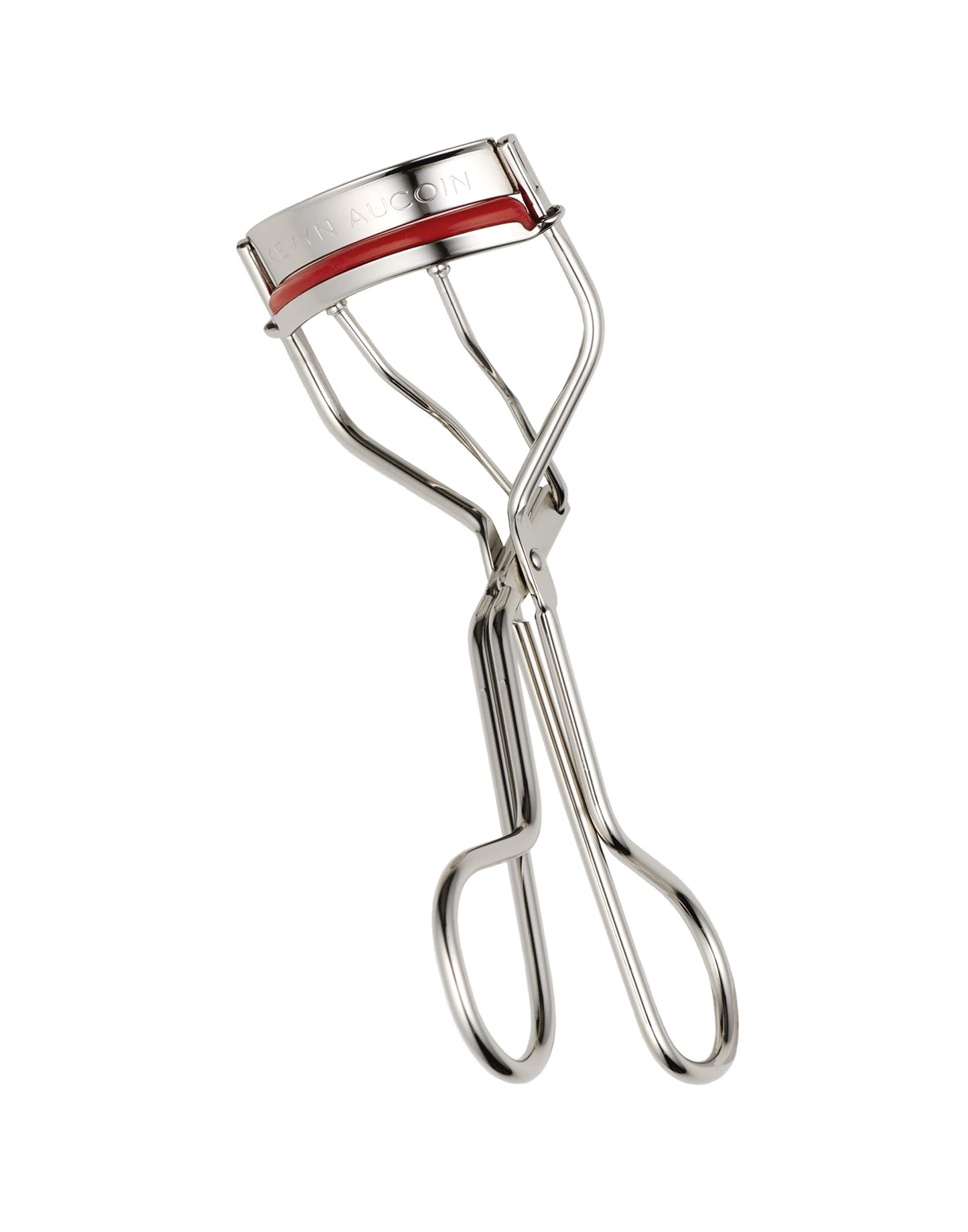 Kevyn Aucoin The Eyelash Curler: Easy use. Long-lasting curl of lashes effect. Wide opening. Stainless steel with two red lash cushions. Pro makeup Beauty & Personal Care Kevyn Aucoin