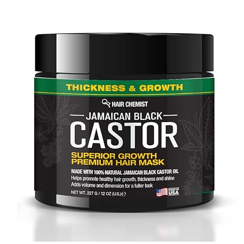 Chemist Superior Growth Jamaican Black Castor Hair Mask 12 oz. - Masque for Dry Damaged Hair, Deep Repairing Mask for Hair Growth Beauty & Personal Care Hair Chemist