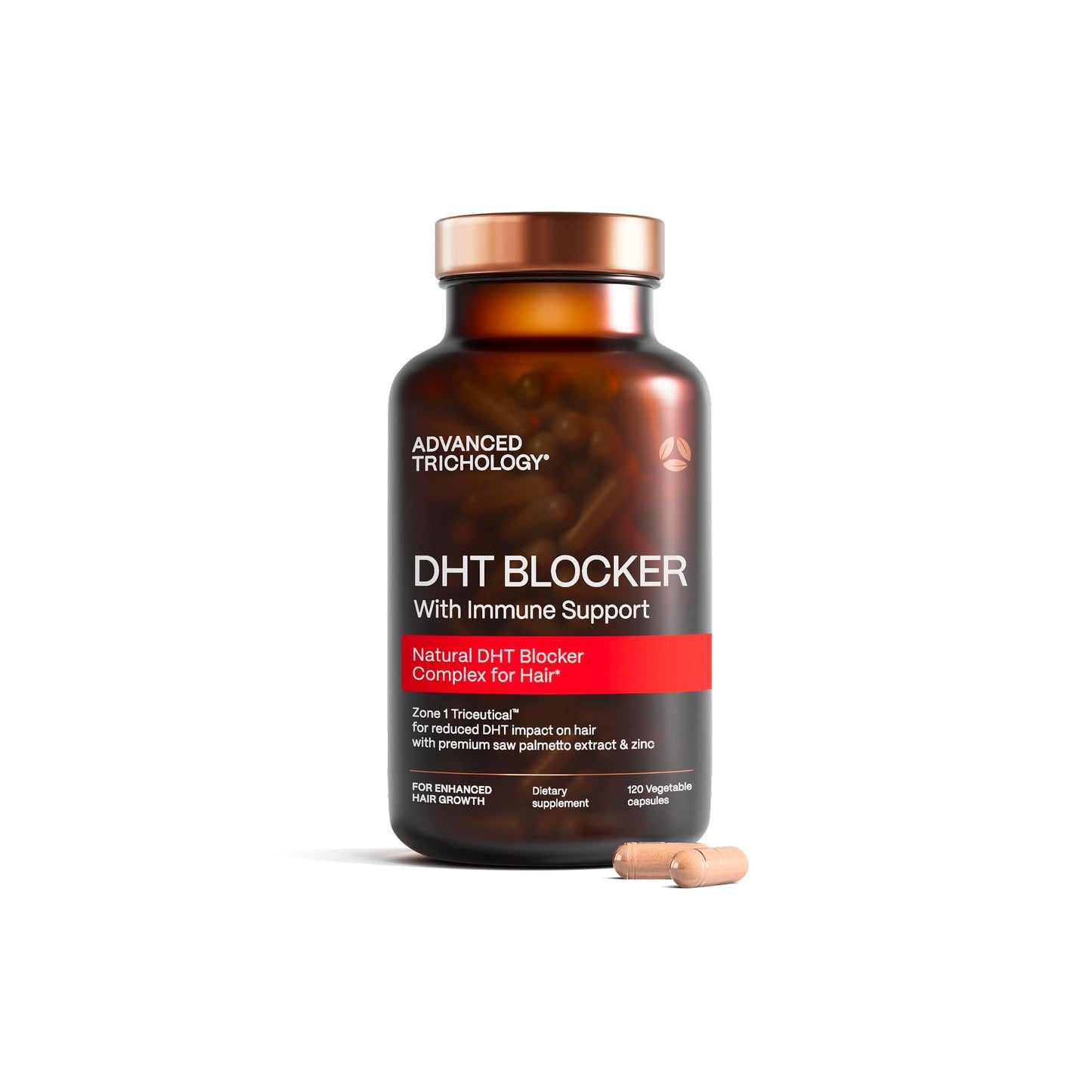 DHT Blocker - Hair Growth Supplement for Genetic Thinning for Men and Women | Guaranteed, Backed by 20 Years of Experience in Hair Loss Treatment Beauty and Personal Care Advanced Trichology