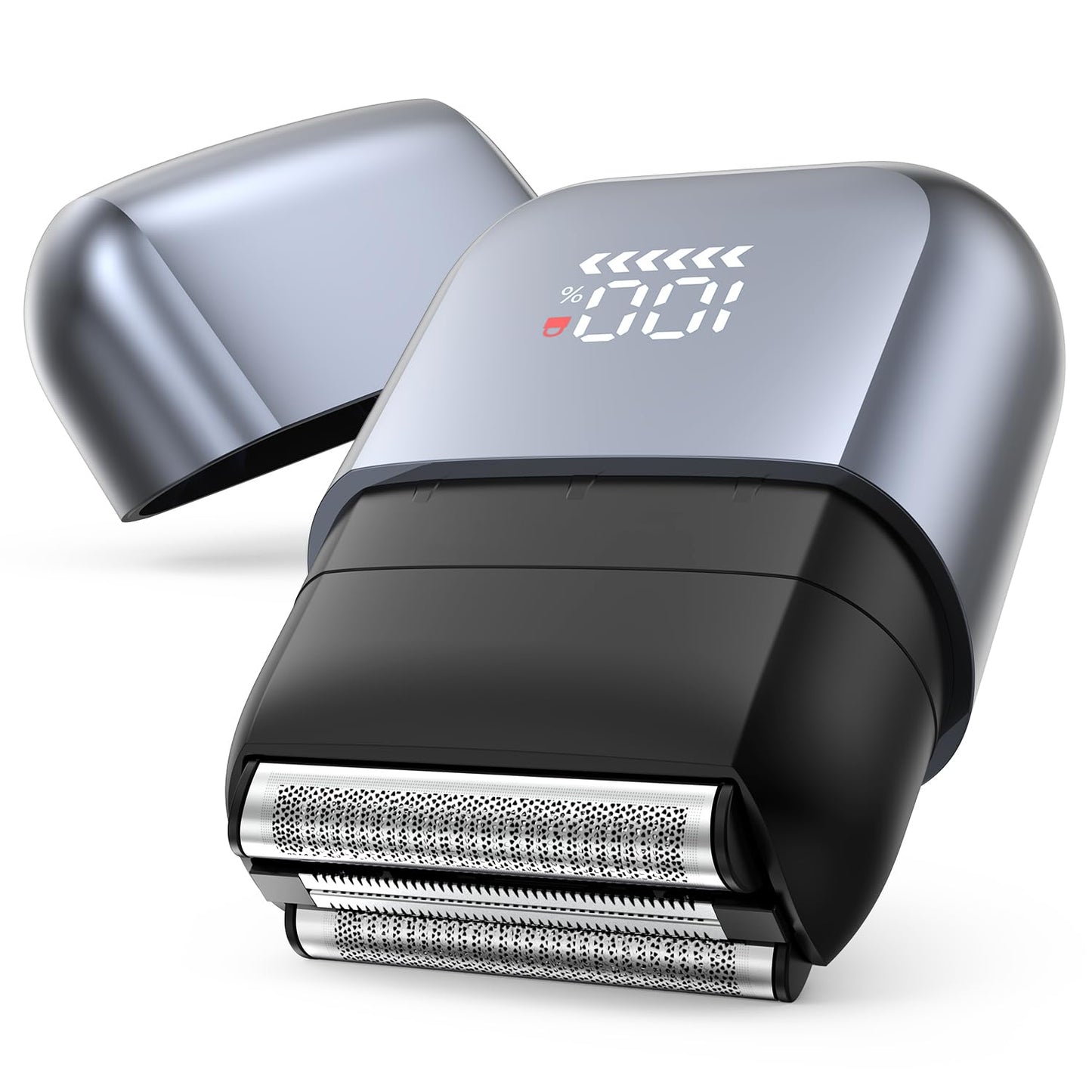 Foil Shavers for Men, Mini Electric Razors for Close Shaving Face with High Speed 3 Floating Blade Heads, USB C Fast Rechargeable Foil Shaver IPX7 Beauty and Personal Care FIRE ROSE
