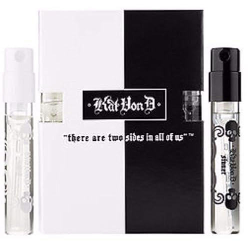 Kat Von D Saint & Sinner Eau de Parfum Perfume Duo Sample Vials Set 0.05 oz each Beauty & Personal Care Kat Von D