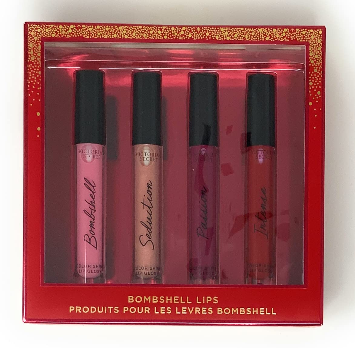 Victoria's Secret Bombshell Color Shine 4-piece Lip Gloss Set Beauty & Personal Care Victoria's Secret