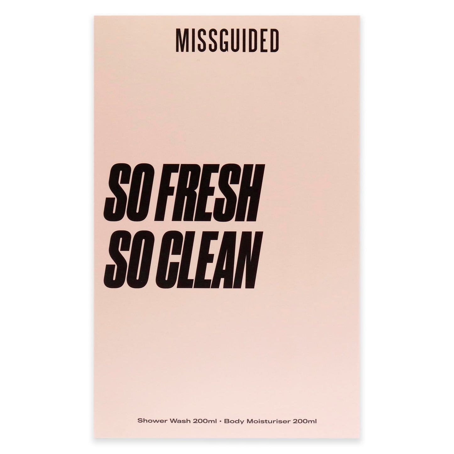 MISSGUIDED So Fresh So Clean Set for Women - 2 Pc 6.76oz Shawer Wash, 6.76oz Body Moisturizer Beauty and Personal Care MISSGUIDED