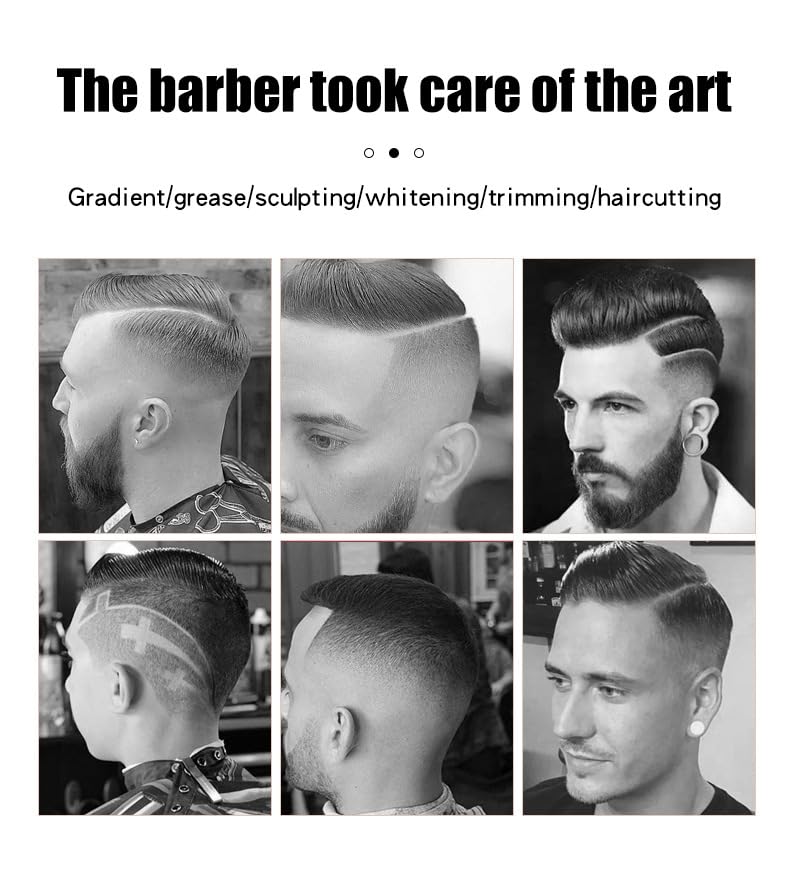 Professional Hair Clippers for Men,Cordless Trimmer, LCD Display Barber for Cutting & Mens Grooming with LED, Powerful Motor Beauty and Personal Care QDKVTNDJZ