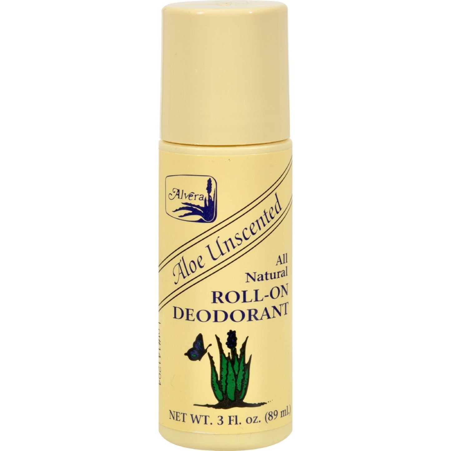 Alvera All Natural Roll-On Deodorant Aloe Unscented - 3 fl oz (Pack of 6) Beauty and Personal Care Birsppy