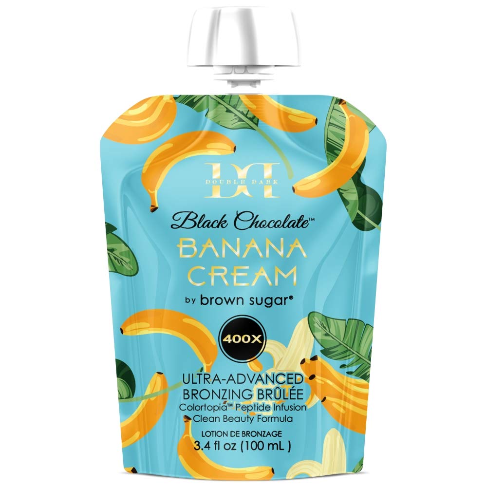 Double Dark Black Chocolate Banana Cream 3.5 oz Beauty & Personal Care Brown Sugar