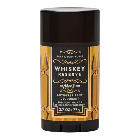 Bath & Body Works Antiperspirant Deodorant With 24-hour Sweat and Odor Protection For Men 2.7 Ounce (2.7 Ounce (Pack of 1), Whiskey Reserve) Beauty and Personal Care Bath & Body Works