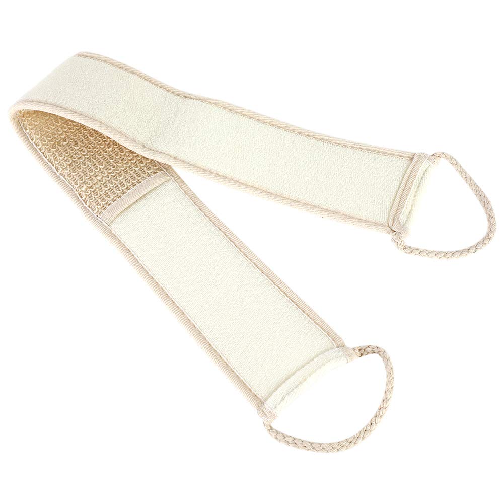 ZAWELIYO Exfoliating Body Towel Soft Cotton Linen Back Scrubber for Bathing, Natural Skin Exfoliator with Acupoint Stimulation for Men Women Daily Use Beauty and Personal Care ZAWELIYO