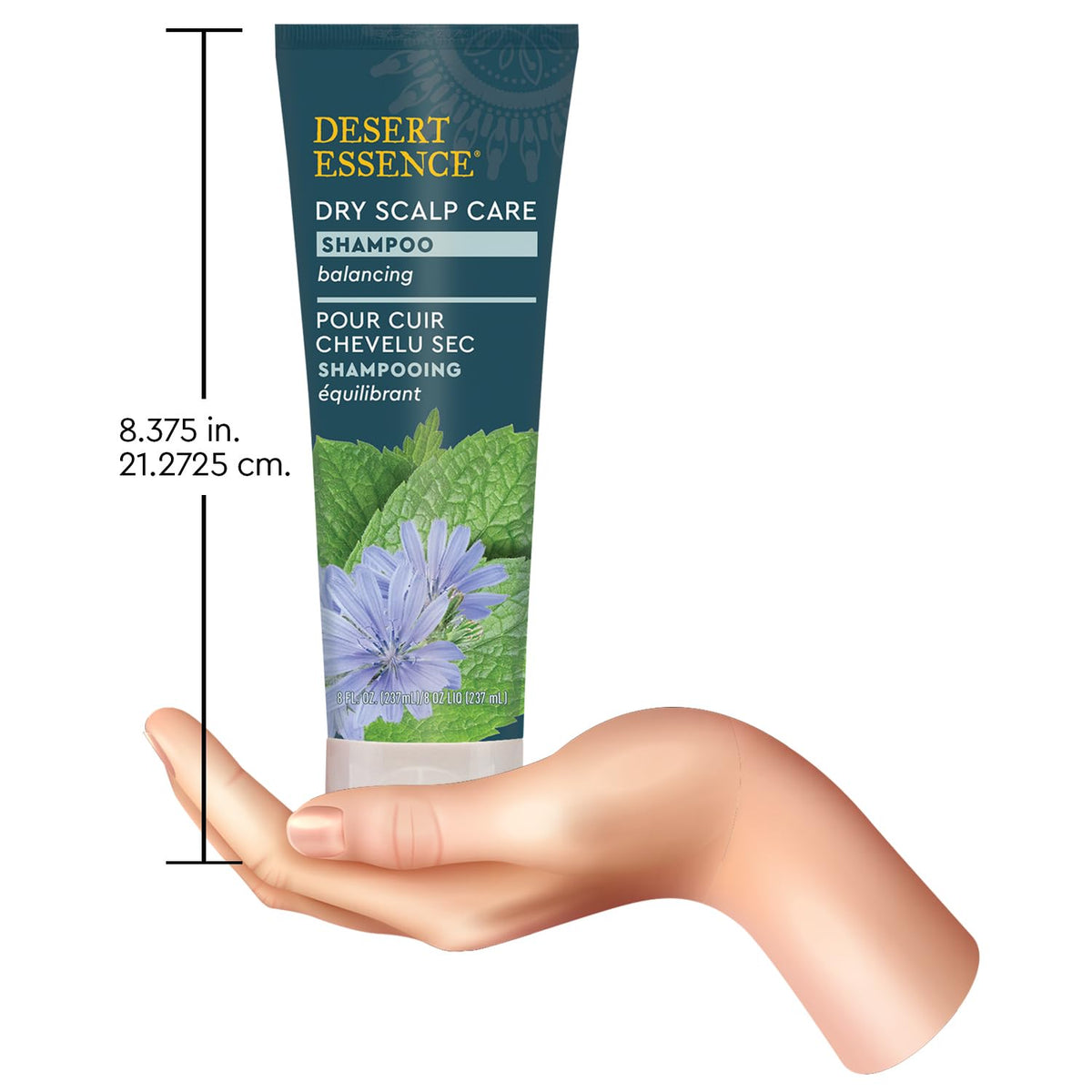Desert Essence Dry Scalp Care Shampoo with Tea Tree & Manuka Oil, 8 Oz