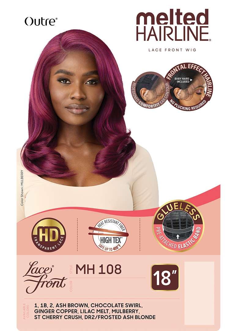 Outre Lace Front Wig - Melted Hairline - MH 108 (LILAC MELT)