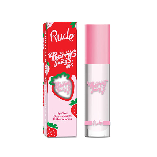 Berry Juicy Lip Gloss - Pure by Rude Cosmetics for Women - 0.14 oz Lip Gloss Beauty & Personal Care RUDE