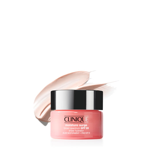 Clinique Moisture Surge Broad Spectrum SPF 28 Sheer Hydrator Face Moisturizer With SPF, Hyaluronic Acid, Aloe Bioferment + Provitamin D | Hydrating + Beauty and Personal Care Clinique Default Title
