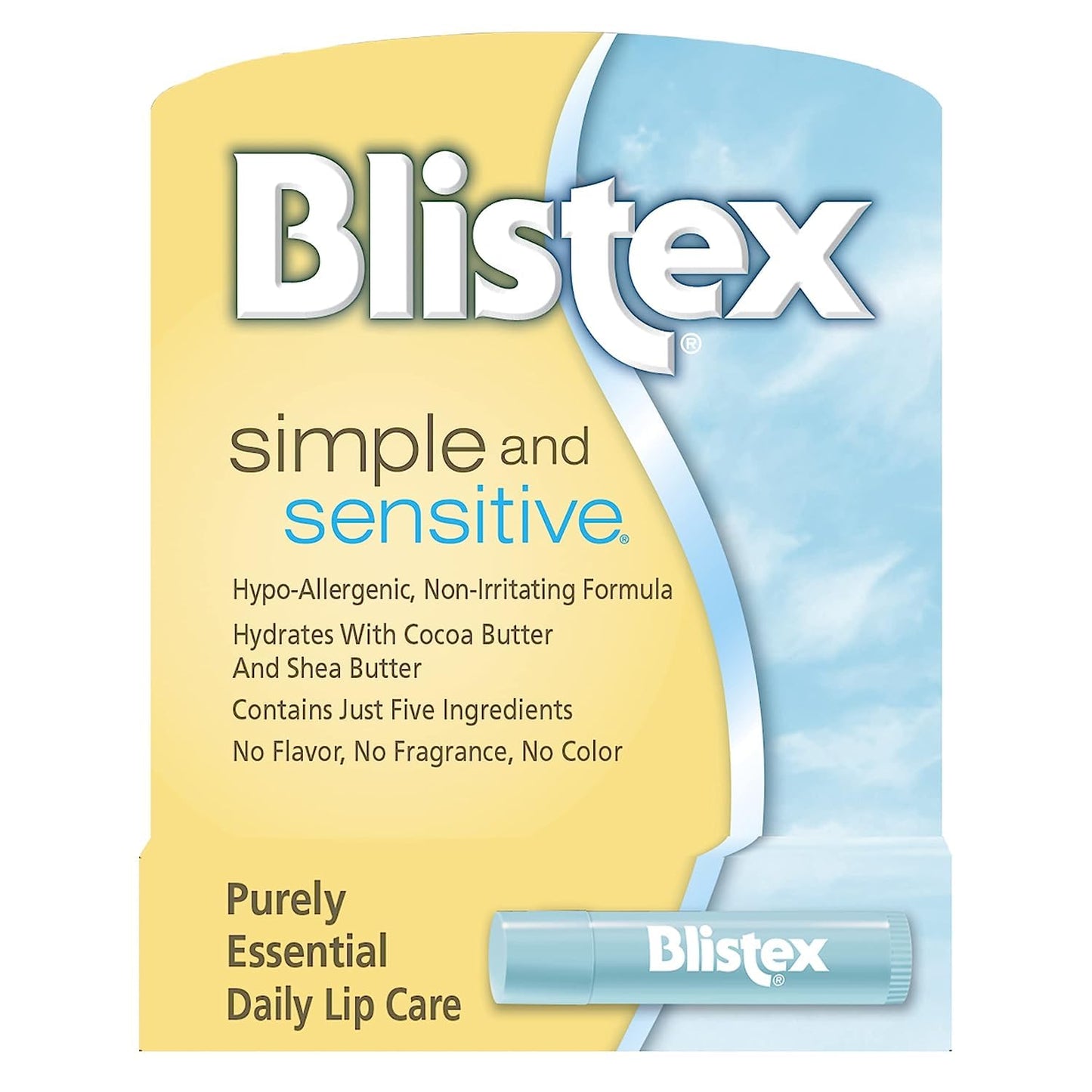 Blistex Simple & Sensitive Lip Moisturizer 0.15 oz (Pack of 11) Beauty and Personal Care Blistex