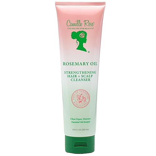 Camille Rose Rosemary Oil Hair and Scalp Cleanser with Castor, Peppermint & Rosemary Oils to Encourage Hair Growth & Remove Build Up, 8.5 fl oz Beauty & Personal Care Camille Rose