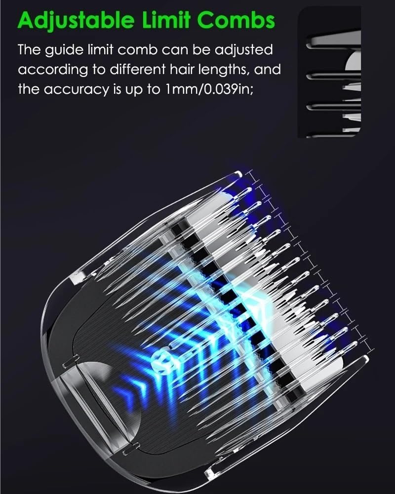 KNPSJJRHF Mens Hair Clippers, Groin Area Hair Trimmer Lawn Mower Ceramic Blade Waterproof Wet Dry Hair Clippers Pubic Armpit Body Hair Beauty and Personal Care KNPSJJRHF