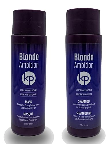 Blonde Ambition Purple Toning Shampoo and Conditioner Set, 8 floz by Kode Professional Beauty & Personal Care Belle of Hope Mara Ray