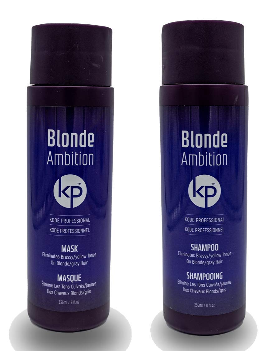 Blonde Ambition Purple Toning Shampoo and Conditioner Set, 8 floz by Kode Professional Beauty & Personal Care Belle of Hope Mara Ray