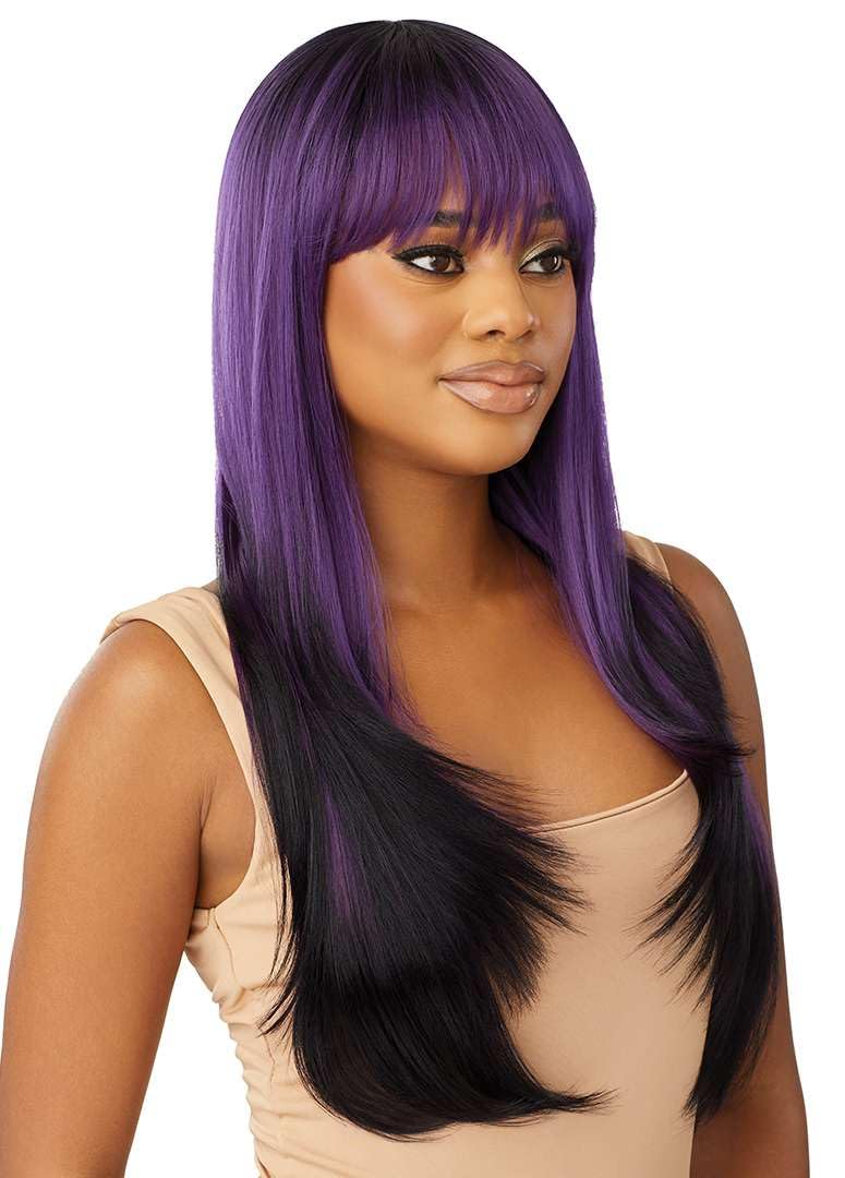Outre Wigpop Synthetic Full Wig - Style Selects - Konnor (JET BLACK 1)