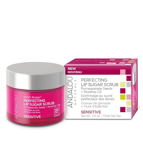 1000 ROSES® Perfecting Lip Sugar Scrub Beauty & Personal Care Andalou Naturals