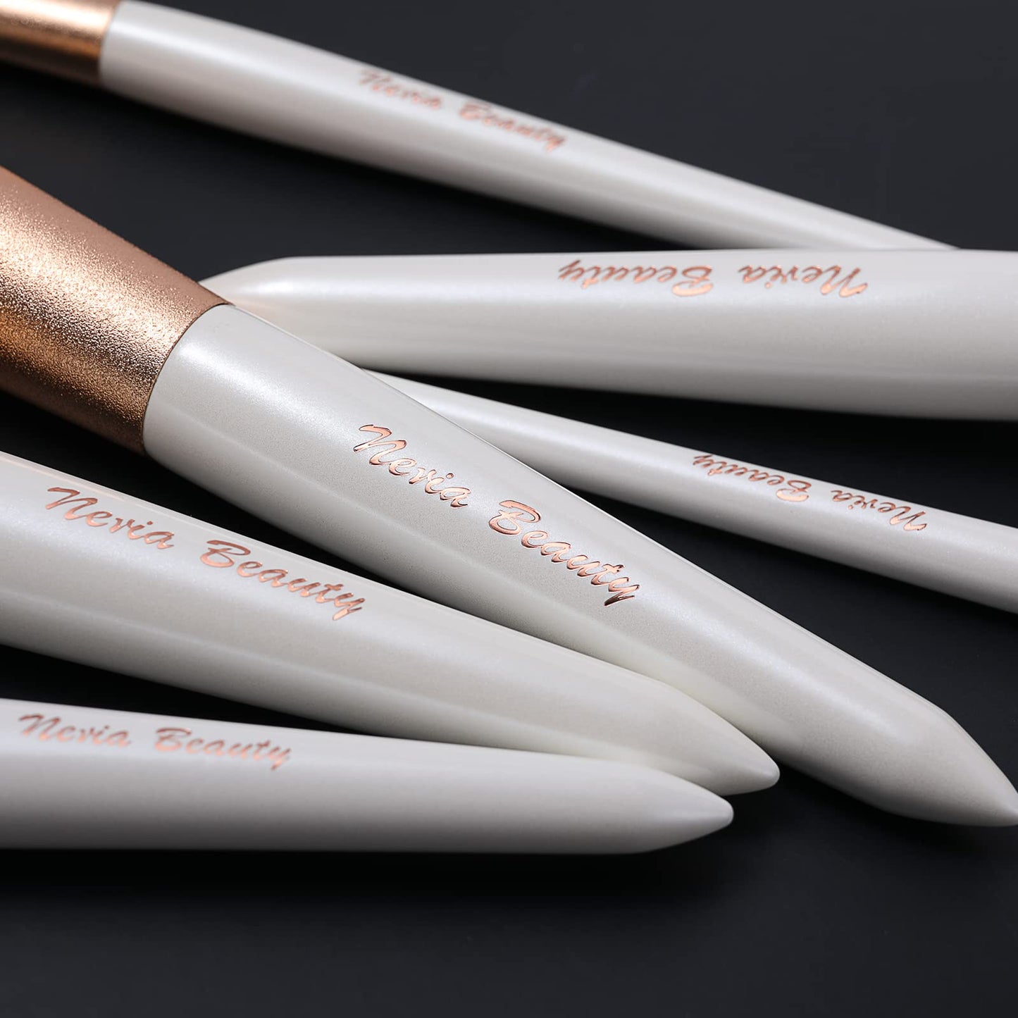 Makeup Brushes Set, EVRCHGIEA 12pcs Premium Eye Shadow, Eyebrows, Eyeliner, Concealer, Lip Liner?Foundation Makeup Brush White Travel Makeup Beauty & Personal Care EVRCHGIEA