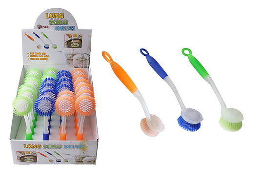 Diamond Visions Max Force 01-1307 Long Scrub Brush MultiPack in Assorted Colors (2 Brushes) Beauty and Personal Care Max Force