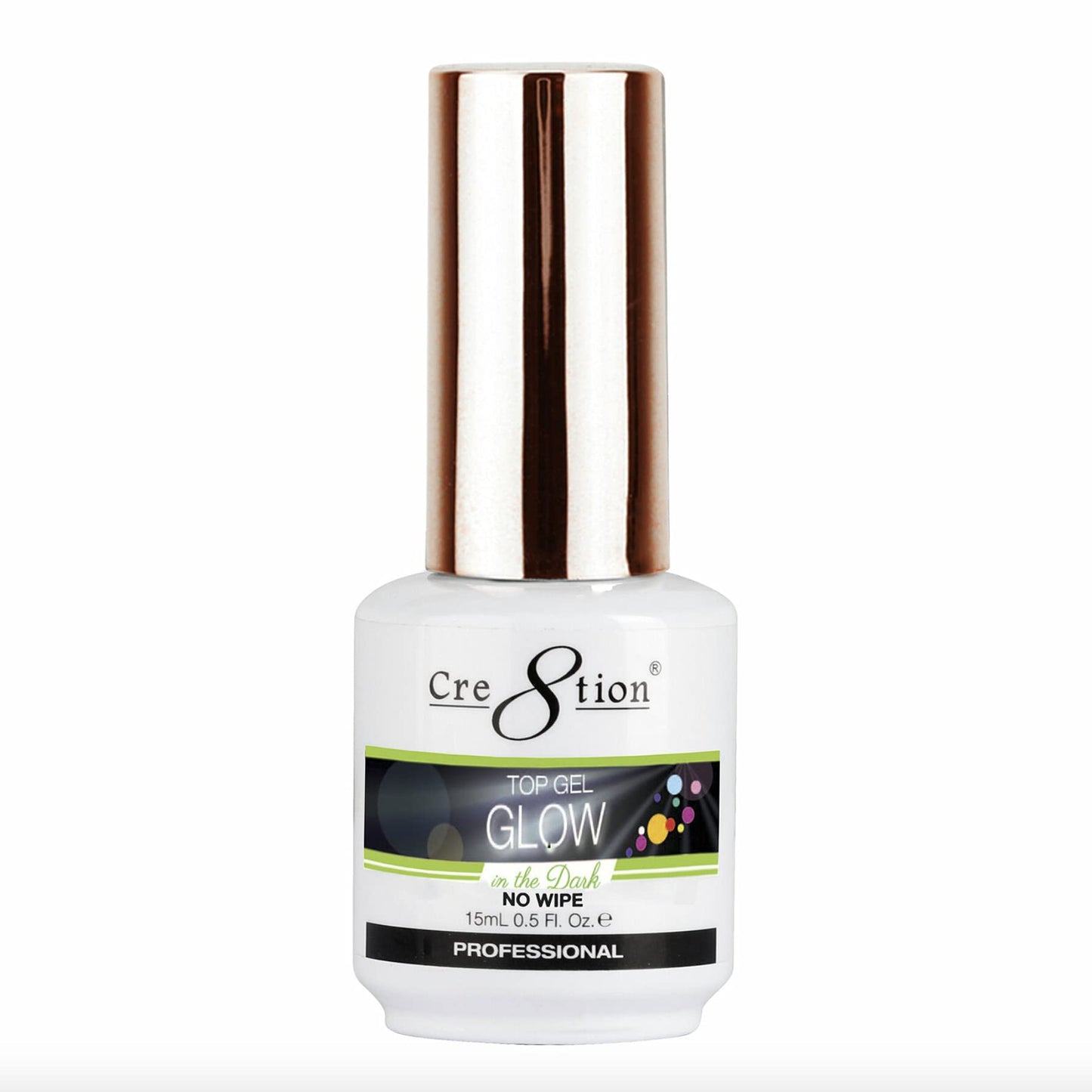 Cre8tion Glow in The Dark Soak Off Top Coat Gel Polish led uv lamp needed Curing Nail Art Nail Polish Beauty & Personal Care Cre8tion