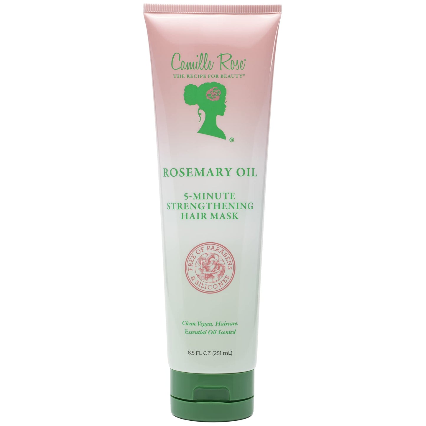 Camille Rose Rosemary Oil 5-Minute Deep Strengthening Hair Mask and Conditioner, with Natural Castor, Peppermint, and Rosemary Oils for Hair Growth Beauty & Personal Care Camille Rose