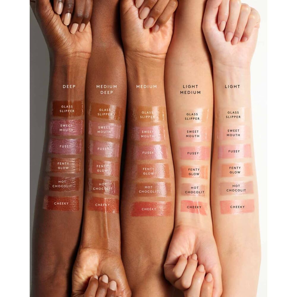 Fenty Beauty Gloss Bomb Heat Universal Lip Luminizer Plus Plumper - 07 Glass Slipper Heat for Women - 0.3 oz Lip Gloss