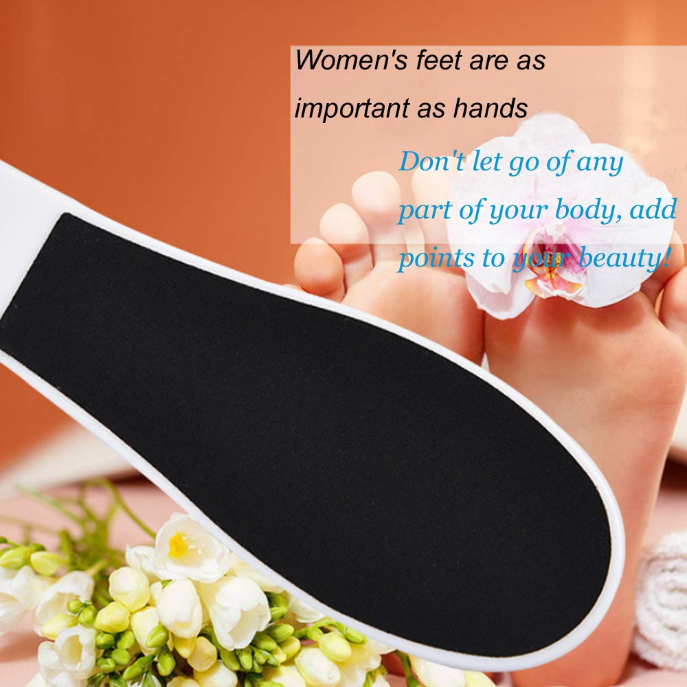 10 Pack Foot File, Professional Foot Callus Remover Sandpaper Pedicure Tools, Double Side Foot Scrubber, Sander for Dead Skin Foot Rasp Pedicure Beauty & Personal Care Agirlvct