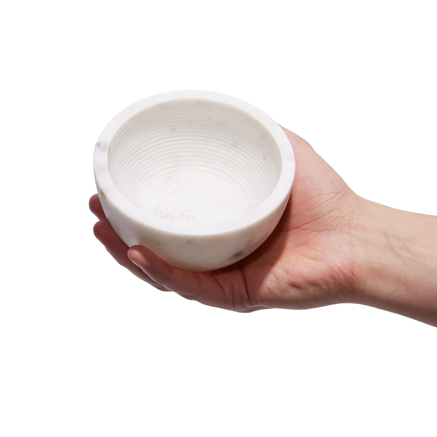 Beau Brummell The Original Marble Shaving Soap Bowl Handmade from 100% Natural Marble with Interior Grooves for Maximum Lather - Heat Retaining Stone Beauty and Personal Care Beau Brummell