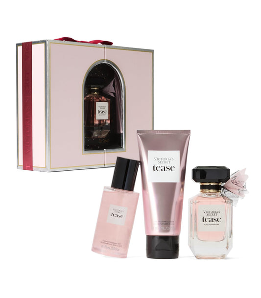 Victoria's Secret Tease 3 Piece Luxe Fragrance Gift Set: 1.7 oz. Eau de Parfum, Travel Lotion & Shimmer Mist Beauty & Personal Care Victoria's Secret