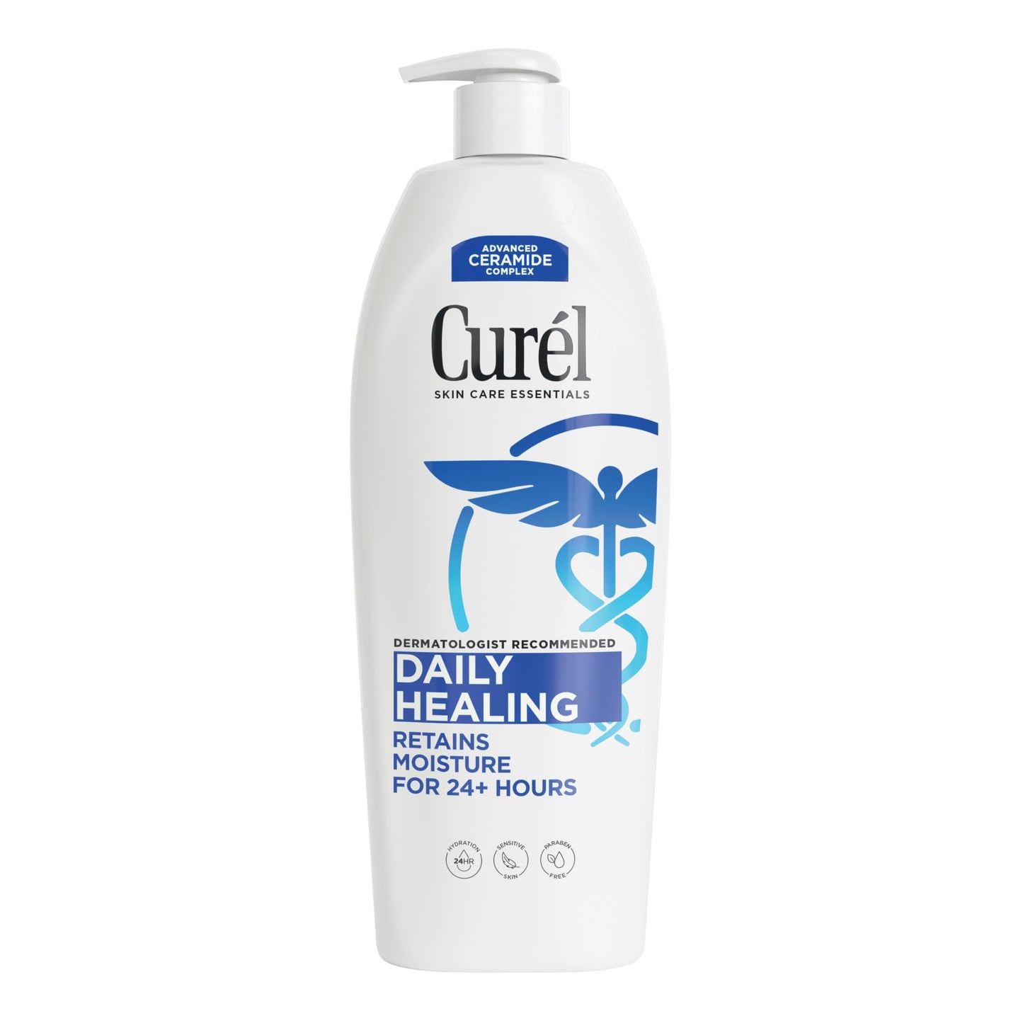 Curel Daily Healing Body Lotion for Dry Skin, Dermatologist Recommended Hydrating Body Lotion with Advanced Ceramides Complex, 20 Oz Beauty & Personal Care Curel