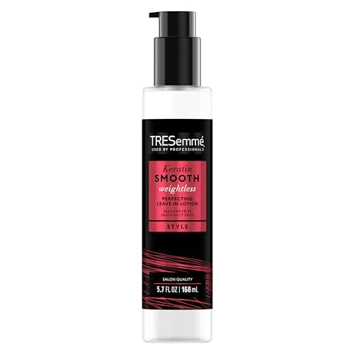 TRESemmé Perfecting Leave-In Lotion Keratin Smooth for Reducing Frizz & Sealing Split Ends, Weightless, 5.7 oz Beauty & Personal Care TRESemmé