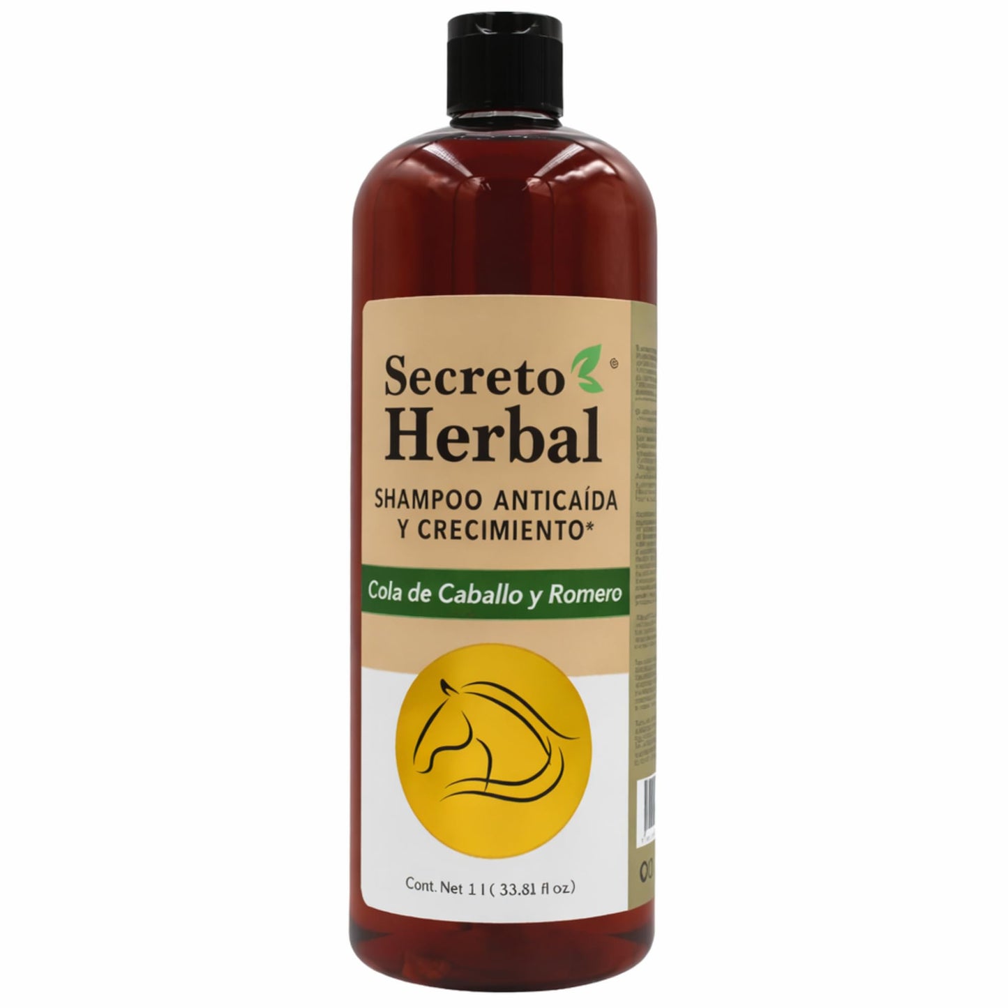 Secreto Herbal Shampoo & Conditioner Set 1L Each - Cola de Caballo, Romero & Jalea Real Hair Growth & Strengthening System, Anti-Breakage & Nourishing Beauty & Personal Care Tu Salud Plus