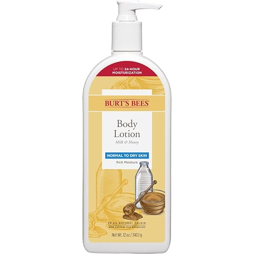 Burt's Bees Body Lotion for Normal to Dry Skin with Milk & Honey, 12 Oz (Package May Vary) Beauty & Personal Care Burt's Bees
