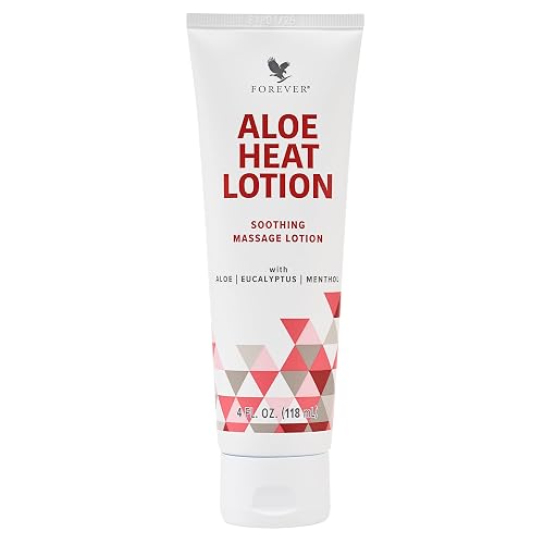 Forever Living - Aloe Heat Lotion with Menthol and Eucalyptus Fragrance, Comfort and Skin Nourishment, Vegan-Friendly Formula, 4 fl oz Beauty & Personal Care Forever Living Products