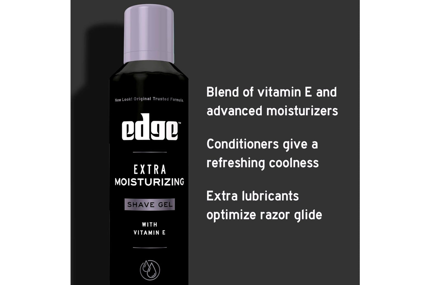 Edge Extra Moisturizing Shave Gel with Vitamin E, Moisturizes, Protects and Soothes To Help Reduce Skin Irritation, 7 oz - 8 Pack Beauty and Personal Care Edge