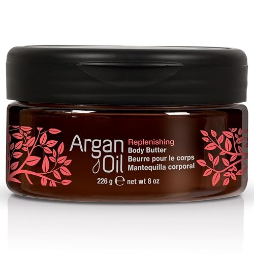 Body Drench Argan Oil Skin Moisturizer, Body Butter, Deeply Hydrating Body Cream for Dry Skin, Nourishing Moisturizer with Argan Oil for Soft, Smooth Beauty & Personal Care Body Drench