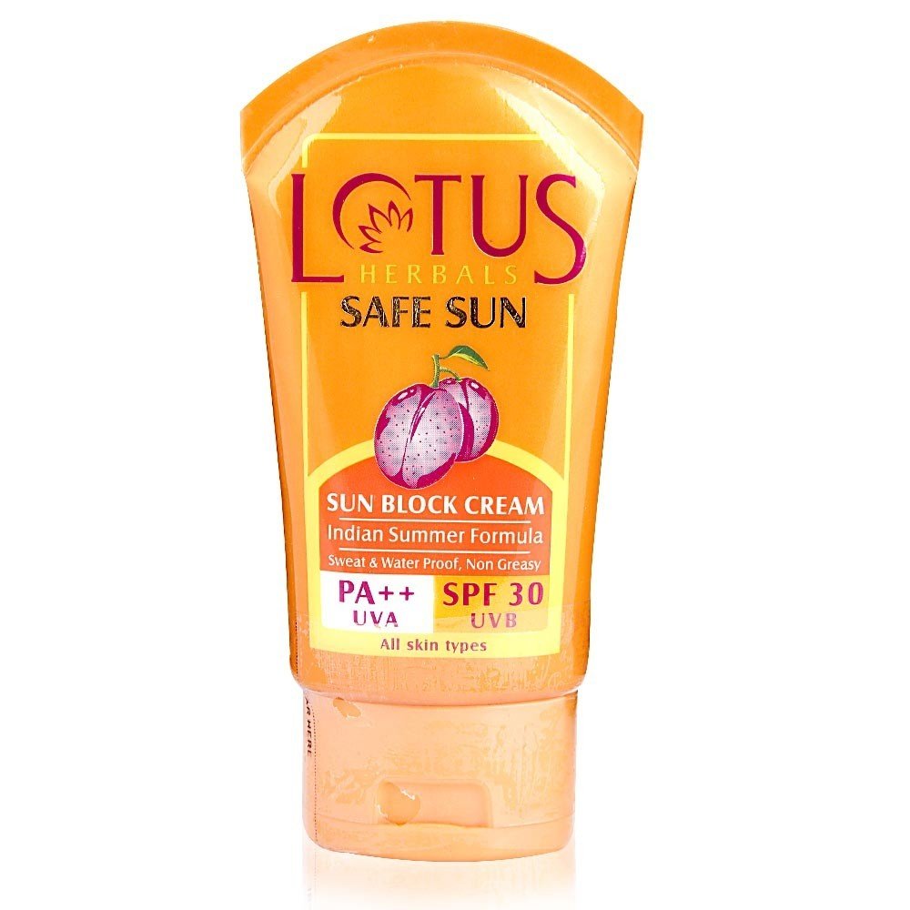 Lotus Herbals Safe Sun Sun Block Cream SPF 30, 50g (Pack of 2) Beauty & Personal Care Lotus