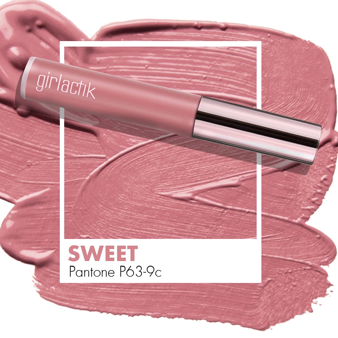 Girlactik Long Lasting Matte Lip Paint Liquid Lipstick in Allure- Long wearing, Smooth Application, Pigmented, Non-Crack Formula, Lightweight, 7.5 ml Beauty & Personal Care Girlactik