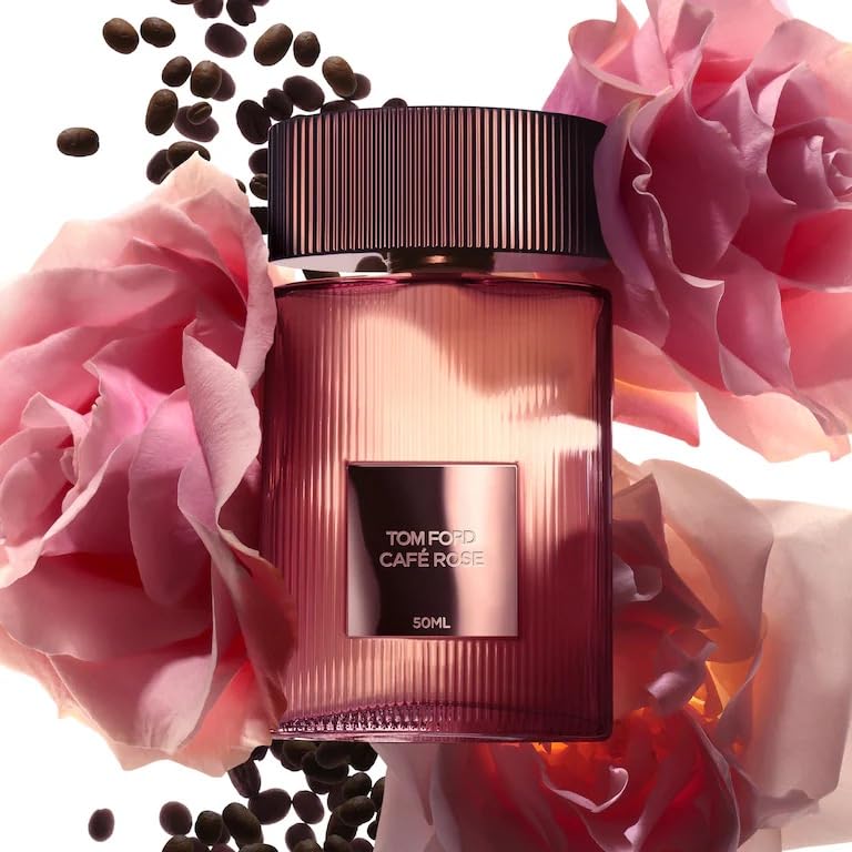 Tom Ford Cafe Rose Eau De Perfum set 1.7 fl oz/ 50 ml with Travel Spray 0.34 fl oz/ 10 ml Beauty & Personal Care Tom Ford