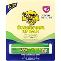 Banana Boat Aloe Vera with Vitamin E Sunscreen Lip Balm SPF 45 - .15 oz, Pack of 6 Beauty & Personal Care Banana Boat