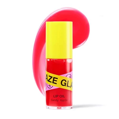 Innbeauty Project Glaze Lip Oil Candy Apple, Hydrating Vegan Lip Oil Gloss Hybrid, 0.2 OZ Beauty & Personal Care Innbeauty Project