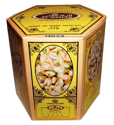 Al-Rehab White Full - 6ml (.2oz) Roll-on Perfume Oil by Al-Rehab (Crown Perfumes) (Box of 6) Beauty & Personal Care Al-Rehab