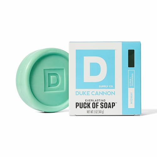 Duke Cannon Supply Co. Bar Soap Puck - Men's Rounded Bar Soap With Masculine Scents - Hydrating & Deep Cleaning - Disc-Shaped Mens Soap - All Skin Beauty & Personal Care Duke Cannon Supply Co.