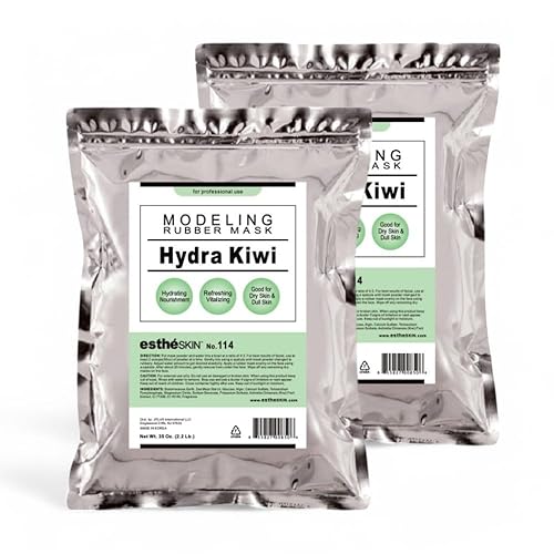 estheSKIN No.114 Hydra Kiwi Modeling Mask Powder for Professional Facial Treatment, 35 Oz. (2 pack) Beauty & Personal Care estheSKIN