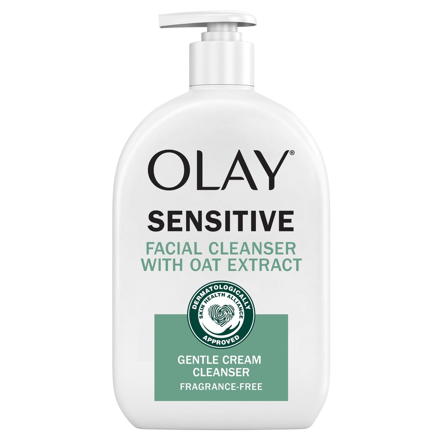 Olay Sensitive Facial Cleanser with Oat Extract Gentle Cream Cleanser, 16 fl oz Beauty & Personal Care Olay