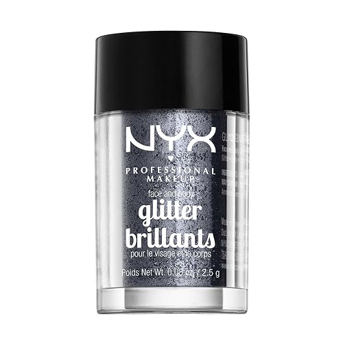 NYX GLITTER BRILLANTS for face and body (#COLOR - GLI12 GUNMETAL/BRONZE INDUSTRIEL) Beauty & Personal Care NYX PROFESSIONAL MAKEUP